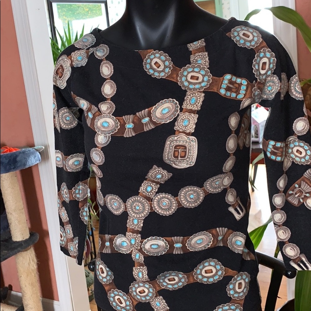 Lauren Ralph Lauren petites PS western print top